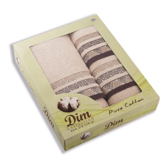 Πετσέτα Μπάνιου Bath Towels Thalia Jacquard Zero Twist Cotton Dimcol (90x150) 1Τεμ