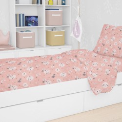 Παπλωματοθήκη Παιδική Μονή Kids Smile 82 Coral Cotton Dimcol (160x240) 1Τεμ