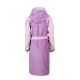 Μπουρνούζι Παιδικό Με Κουκούλα Kids Bath Happy Smile Purple Cotton Dimcol 1Τεμ