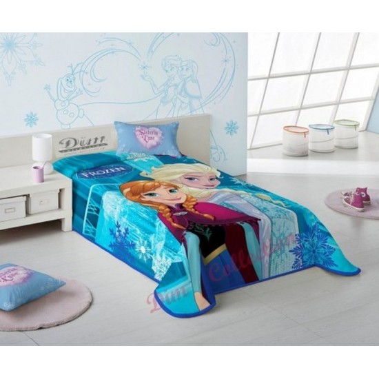 Κουβέρτα βελουτέ Μονή Disney Velour Frozen 500 Pol. Dimcol (160x220) 1Τεμ