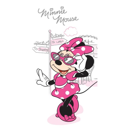 Πετσέτα Θαλάσσης Παιδική Beach Towel Disney Minnie 056 Cotton Dimcol (70x140) 1Τεμ