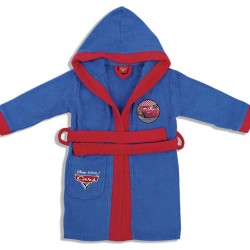 Μπουρνούζι Παιδικό Με Κουκούλα Disney Bathrobes Cars Με Κέντημα Cotton Dimcol 1Τεμ