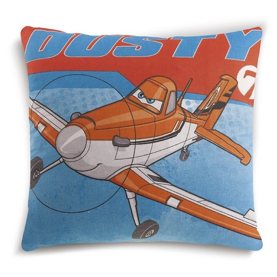 Διακοσμητικό Μαξιλάρι Παιδικό Disney Pillow Digital Print Planes 02 Micro Dimcol (40x40) 1Τεμ