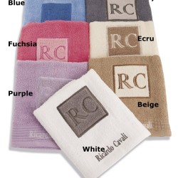 Πετσέτες Σετ Bath Towels Ricardo Cavali Με Κέντημα Cotton Dimcol 3Τεμ