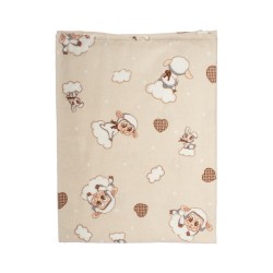 Σεντόνια Βρεφικά Φανελένια Κούνιας Σετ Baby Προβατάκι 07 Beige Cotton Dimcol (120x160) 3Τεμ Σεντόνια Βρεφικά Φανελένια Κούνιας Σετ Baby Προβατάκι 07 Beige Cotton Dimcol (120x160) 3Τεμ