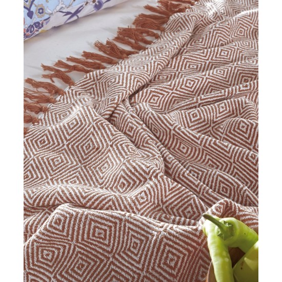 Κουβέρτα Καλοκαιρινή Μονή Loft Demi 06 Jacquard Cotton Kentia (170x240) 1Τεμ