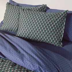 Παπλωματοθήκη Υπέρδιπλη Σετ Stylish Ladon 02 300TC Satin Cotton Kentia (220x240+1) 3Τεμ