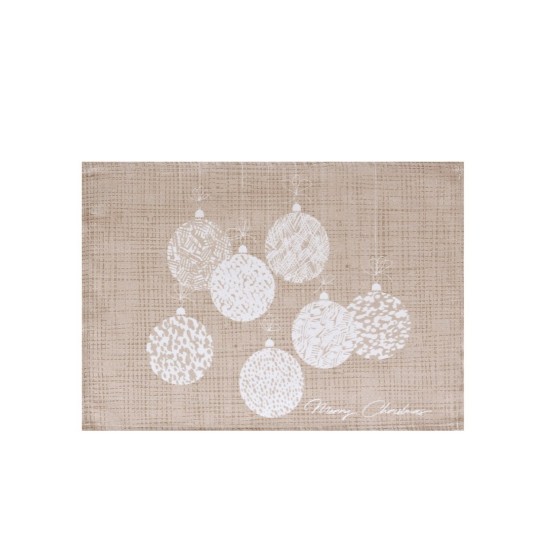 Σουπλά Σετ Loft Christmas Snow 220 Digital Print Kentia (33x45) 4Τεμ