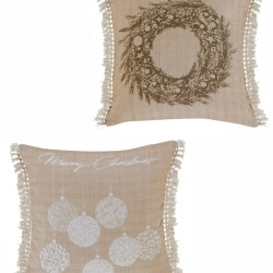 Διακοσμητική Μαξιλαροθήκη Διπλής Όψης Loft Christmas Snow 220 Digital Print Kentia (50x50) 1Τεμ Διακοσμητική Μαξιλαροθήκη Διπλής Όψης Loft Christmas Snow 220 Digital Print Kentia (50x50) 1Τεμ