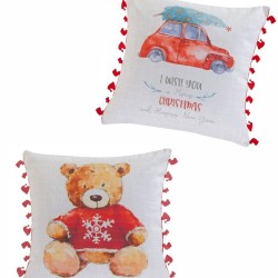 Διακοσμητική Μαξιλαροθήκη Διπλής Όψης Loft Christmas Snow 224 Digital Print Kentia (50x50) 1Τεμ Διακοσμητική Μαξιλαροθήκη Διπλής Όψης Loft Christmas Snow 224 Digital Print Kentia (50x50) 1Τεμ