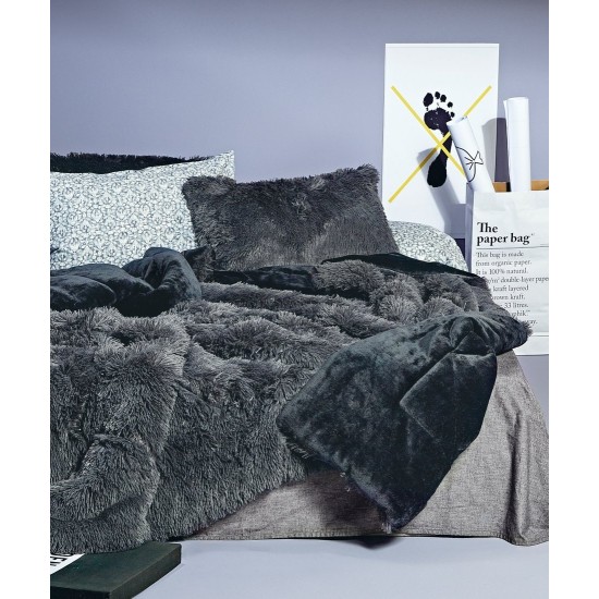 Κουβερτοπάπλωμα Γούνα Μονό Stylish Calore 30 Διπλής Όψεως Kentia (160x220) 1Τεμ
