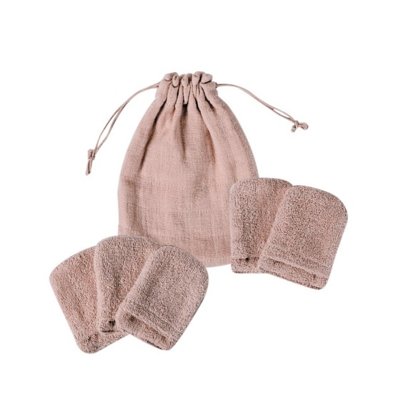 Πετσετάκια Ντεμακιγιάζ Σετ Stylish Demak 14 Cotton Kentia (12x9) 5Τεμ