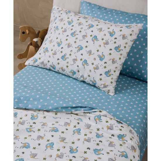 Παπλωματοθήκη Παιδική Μονή Σετ Versus Mesmer Cotton Kentia (165x245) 2Τεμ