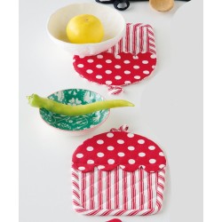 Πιάστρες Σετ Loft Cupcake Cotton Kentia (17x25) 2Τεμ