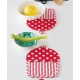 Πιάστρες Σετ Loft Cupcake Cotton Kentia (17x25) 2Τεμ