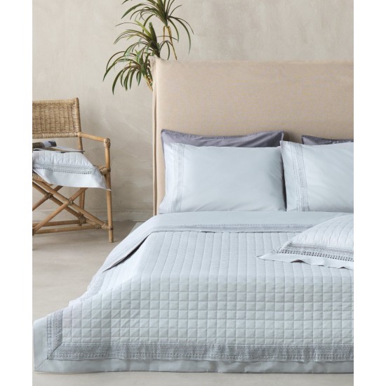 Κουβερλί Νυφικό Υπέρδιπλα Σετ Serenity Felicity 22 Satin 200TC Cotton Kentia (230x250) 3Τεμ