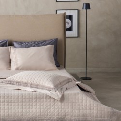 Κουβερλί Νυφικό Υπέρδιπλα Σετ Serenity Felicity 18 Satin 200TC Cotton Kentia (230x250) 3Τεμ