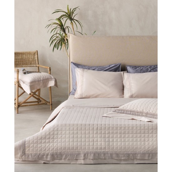 Σεντόνια Νυφικά Υπέρδιπλα Σετ Serenity Felicity 18 Satin 200TC Cotton Kentia (240x270) 4Τεμ