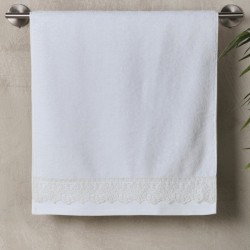 Πετσέτες Με Δαντέλα Σετ Stylish Harmione Cotton Kentia 3Τεμ
