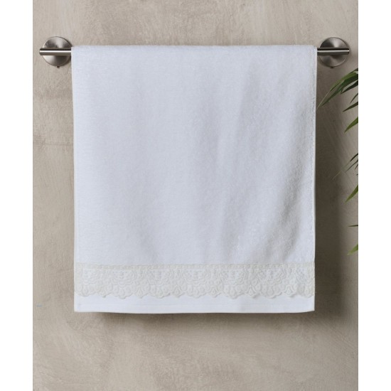 Πετσέτες Με Δαντέλα Σετ Stylish Harmione Cotton Kentia 3Τεμ Πετσέτες Με Δαντέλα Σετ Stylish Harmione Cotton Kentia 3Τεμ