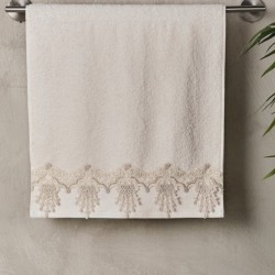 Πετσέτες Με Δαντέλα Σετ Stylish Myla Cotton Kentia 3Τεμ