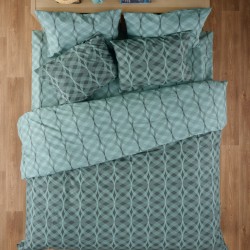 Παπλωματοθήκη Υπέρδιπλη Σετ Versus Jentry 02 Cotton Kentia (225x245) 3Τεμ