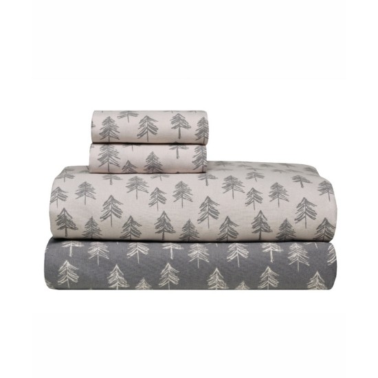 Σεντόνια Φανελένια Μονά Σετ Loft Abete 15 Flannel Cotton Kentia (170x275) 3Τεμ