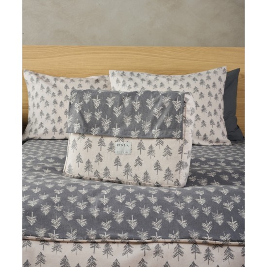 Σεντόνια Φανελένια Μονά Σετ Loft Abete 15 Flannel Cotton Kentia (170x275) 3Τεμ