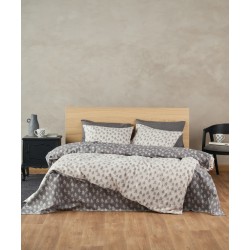 Παπλωματοθήκη Φανελένια Μονή Σετ Loft Abete 15 Flannel Cotton Kentia (160x240) 2Τεμ