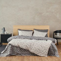 Παπλωματοθήκη Φανελένια Μονή Σετ Loft Abete 15 Flannel Cotton Kentia (160x240) 2Τεμ