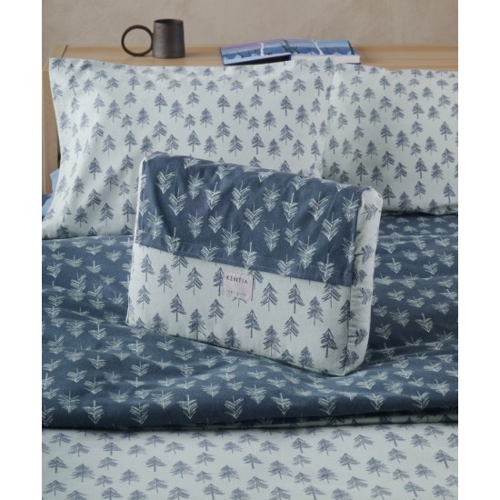 Σεντόνια Φανελένια Μονά Σετ Loft Abete 33 Flannel Cotton Kentia (170x275) 3Τεμ