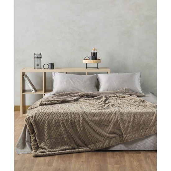 Κουβέρτα Γούνα Με Sherpa King Size Stylish Llibeth 43 Kentia (260x230) 1Τεμ