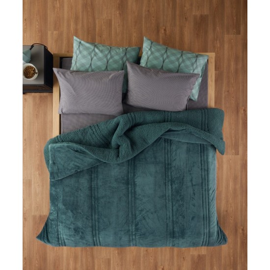 Κουβερτοπάπλωμα Με Sherpa Υπέρδιπλο Stylish Notturno 0224 Kentia (220x240) 1Τεμ Κουβερτοπάπλωμα Με Sherpa Υπέρδιπλο Stylish Notturno 0224 Kentia (220x240) 1Τεμ