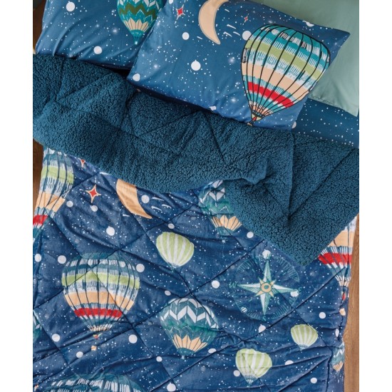 Κουβερτοπάπλωμα Παιδικό Με Sherpa Μονό Stylish Titus Kentia (160x220) 1Τεμ