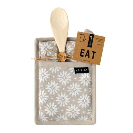 Πιάστρα-Πετσέτα Κουζίνας-Κουτάλα Σετ Loft Mestolo 242 Cotton Kentia 3Τεμ