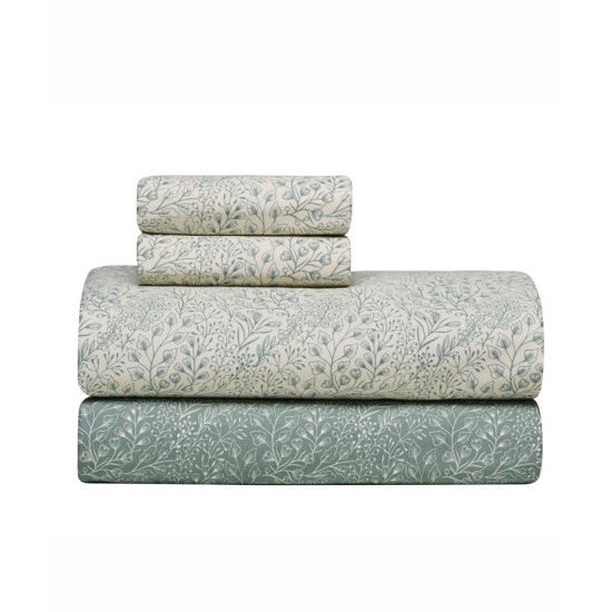 Σεντόνια King Σετ Stylish Elsy 02 Satin Cotton Kentia (270x270) 4Τεμ