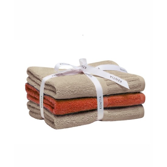 Πετσέτες Προσώπου Σετ Versus Vance 26 Cotton Kentia (50x90) 3Τεμ
