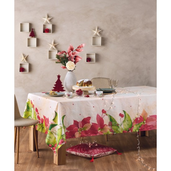 Τραπεζομάντηλο Χριστουγεννιάτικο Loft Snow 2426 Kentia (135x180) 1Τεμ