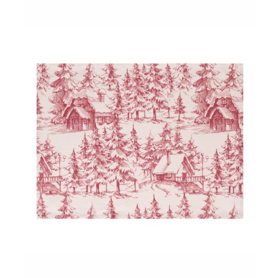 Σουπλά Σετ Loft Snow 2419 Kentia (33x45) 4Τεμ