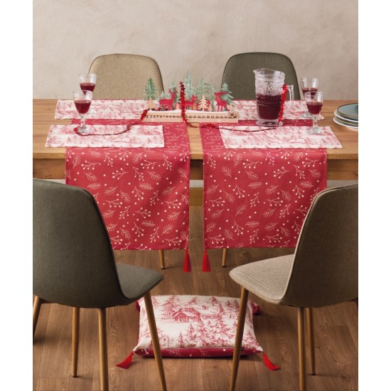 Σουπλά Σετ Loft Snow 2419 Kentia (33x45) 4Τεμ