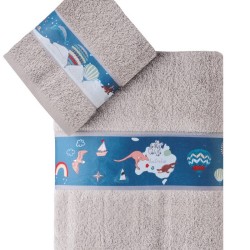 Πετσέτες Παιδικές Σετ Loft Titus Cotton Kentia 2Τεμ