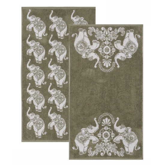 Πετσέτες Προσώπου Σετ Versus Zaria 21 Jacquard Cotton Kentia (50x90) 2Τεμ