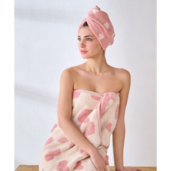 Πετσέτα Μαλλιών Stylish Magy 14 Jacquard Cotton Kentia (64x24x8) 1Τεμ