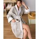 Μπουρνούζι Με Γιακά Loft Mosco 22 Jacquard Cotton Kentia 1Τεμ