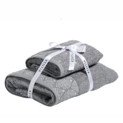 Πετσέτες Σετ Versus Lela 22 Jacquard Cotton Kentia 2Τεμ