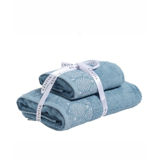 Πετσέτες Σετ Versus Lela 19 Jacquard Cotton Kentia 2Τεμ