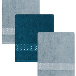 Πετσέτες Σετ Stylish Manuel 19 Cotton Kentia (50x90) 3Τεμ