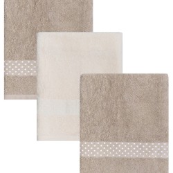 Πετσέτες Σετ Stylish Manuel 26 Cotton Kentia (50x90) 3Τεμ