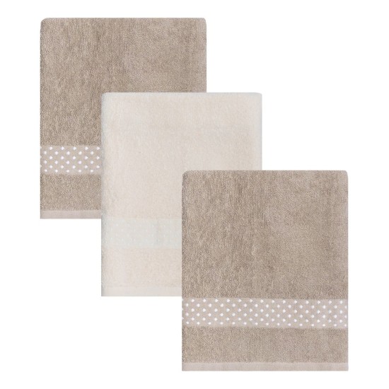 Πετσέτες Σετ Stylish Manuel 26 Cotton Kentia (50x90) 3Τεμ