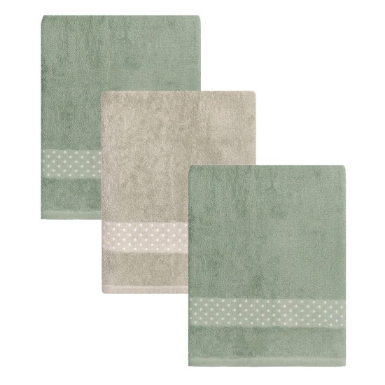 Πετσέτες Σετ Stylish Manuel 10 Cotton Kentia (50x90) 3Τεμ